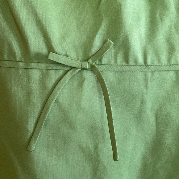 J Crew Grace Kelly Green Sleeveless Silk Faille Cocktail Tea Dress 6 TALL - Picture 4 of 9